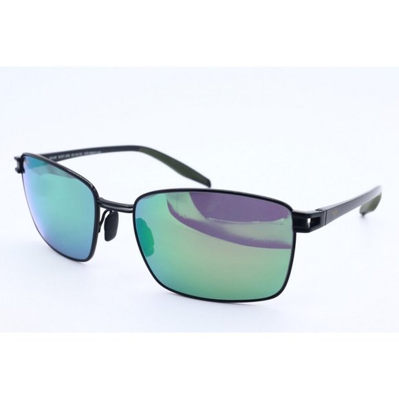 Maui Jim Cove Park MJ 531-24M Gunmetal Black Sunglasses Green Polarized Lens (A)
